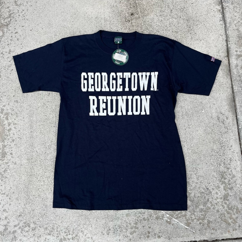 Vintage 1980s NWT Single Stitch Tee Georgetown Reunion
